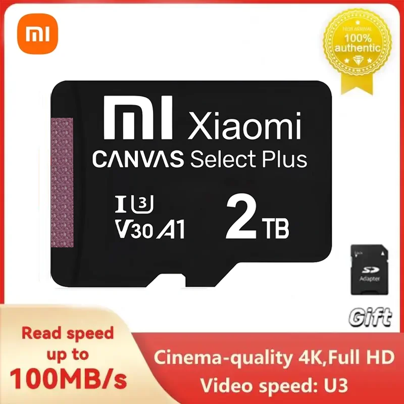 Высокоскоростная карта памяти Xiaomi флэш-карта U3 A2 128 ГБ TF-карта 256 512 Micro TF SD-карта