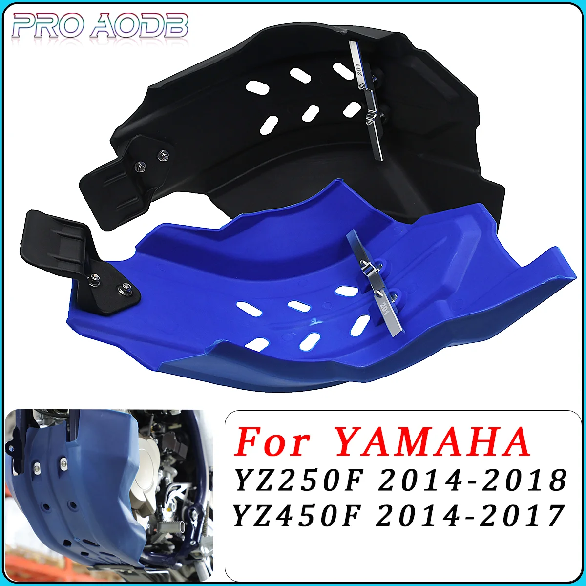 Защитная крышка двигателя для мотоцикла грязи защита Yamaha YZ250F YZ450F YZ 250F 450F 2014 2015 2016