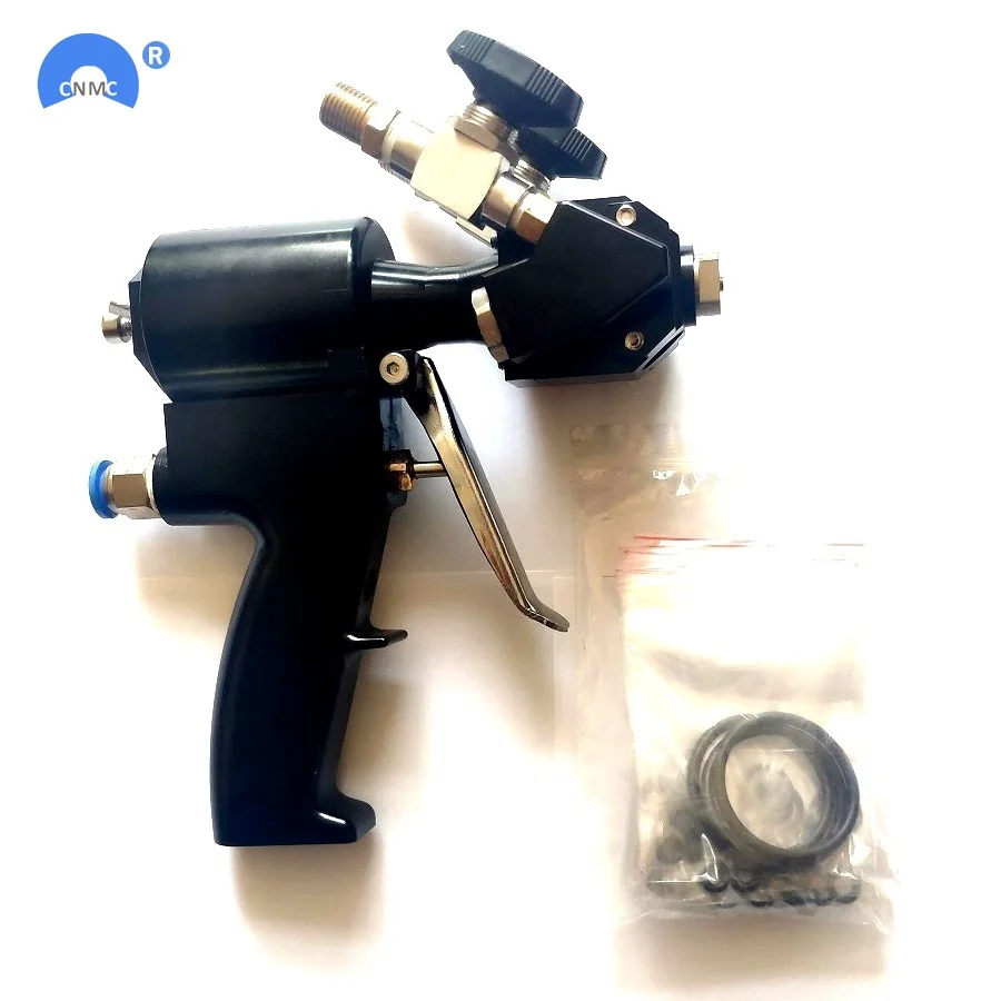 

High pressure two component polyurethane foam insulation pu spray gun for roof