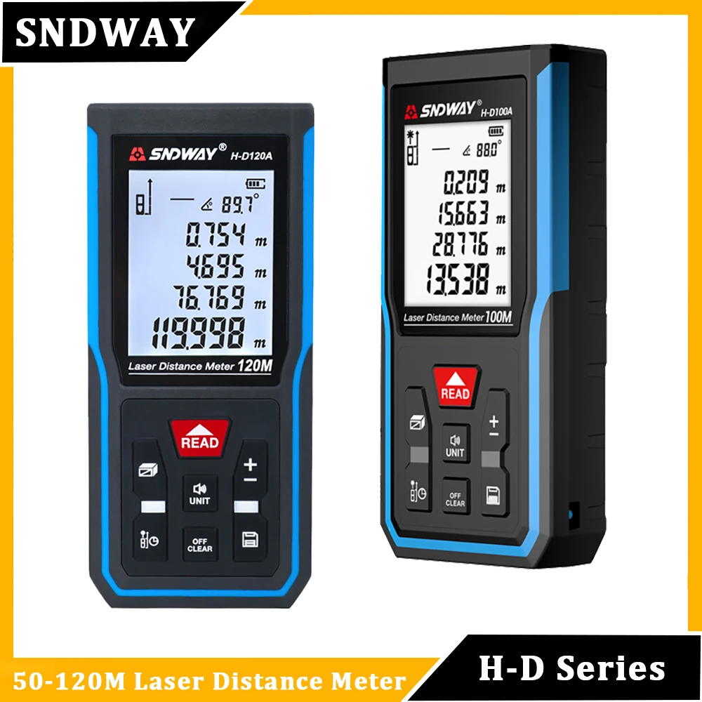 

SNDWAY H D510A D710A D100A D120A Laser Rangefinder Distance Meter Electronic Ruler Mini Range Finder Laser Measure Meter