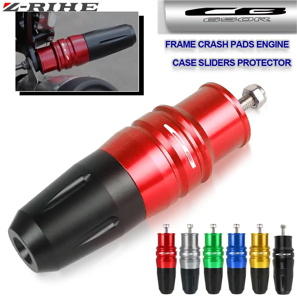 

Motorcycle Accessories CNC Crash Pads Exhaust Sliders Frame Protector For HONDA CBR650R CB650R CB500F 2019 2020 2021 CBR CB 650R