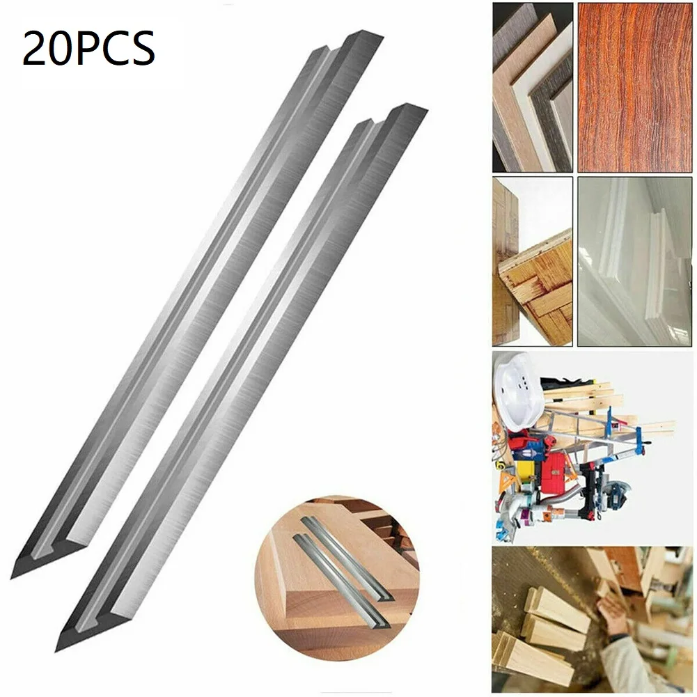 

20pcs 82mm High Speed Steel Planer Blades For Electric Handheld Wood Planers Cutting Woods Plywood Board Power Cutting Tool