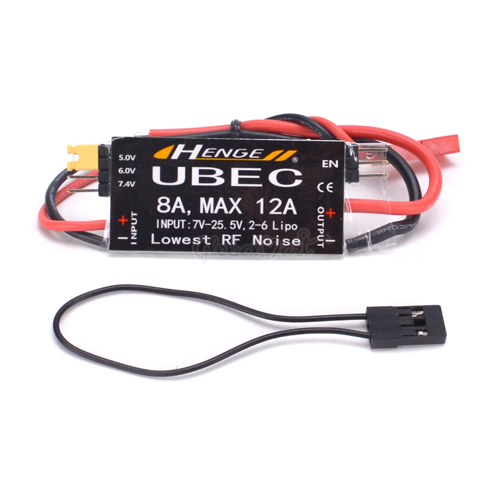 Выход HENGE 8A UBEC 5V / 6V 6A Max 12A Inport 7V-25 5 V 2-6S Lipo 6-16 cell Ni-MH входной переключатель Mode BEC для