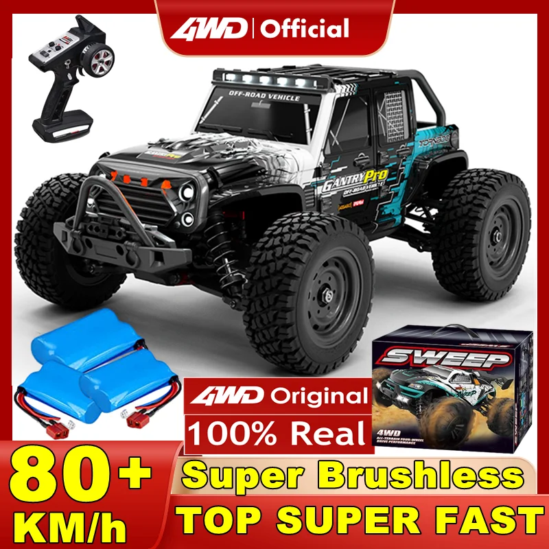 4x4 Off Road Drift Racing Cars 50 Or 80km/h Super Brushless High Speed Radio Waterproof Truck Remote Control Toy Kids