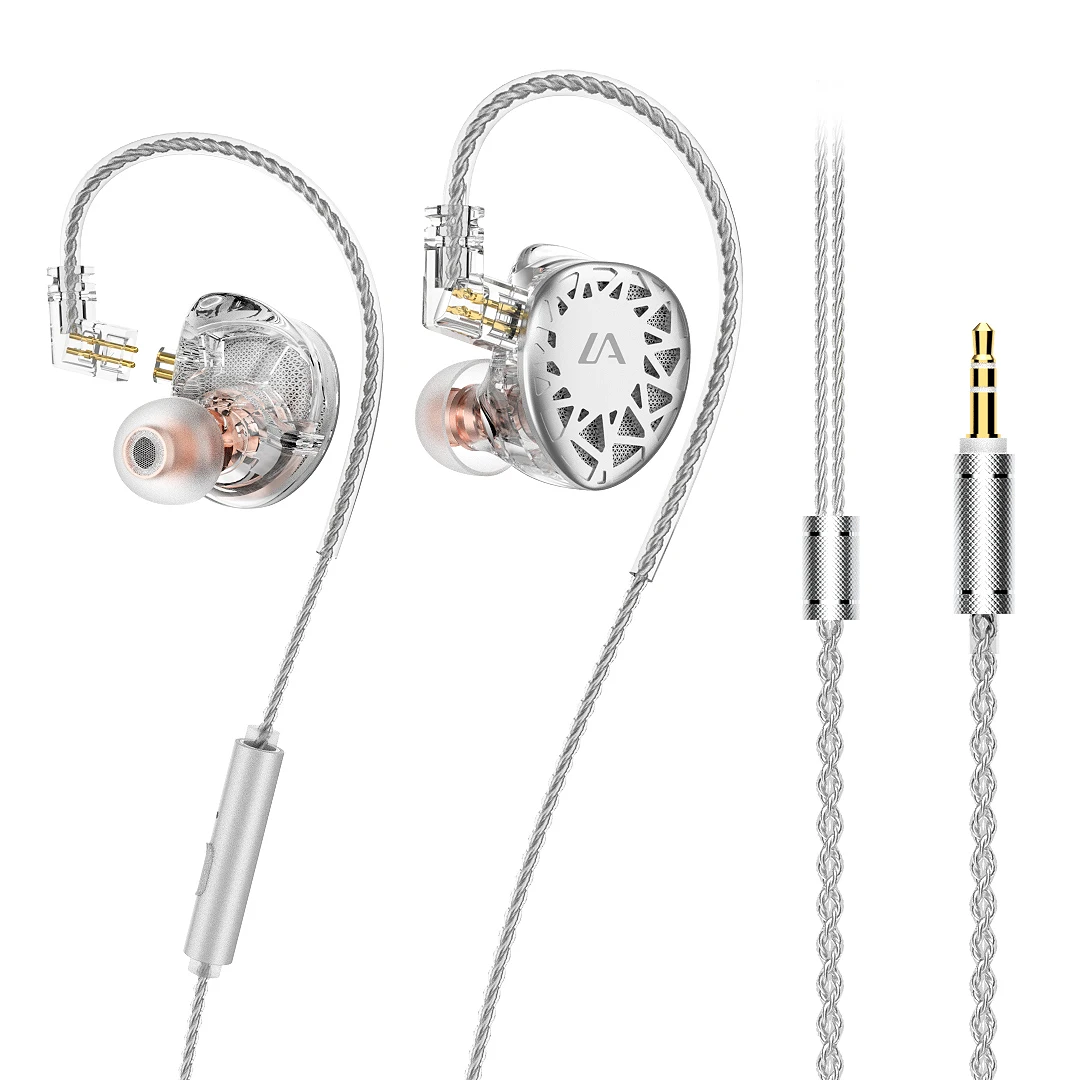 

Lafitear LF3 plus 2DD+2EST In Ear Earphone Dynamic Electrostatic Hybrid Drive Headphone High Resolution Monitor IEM HiFi Headset