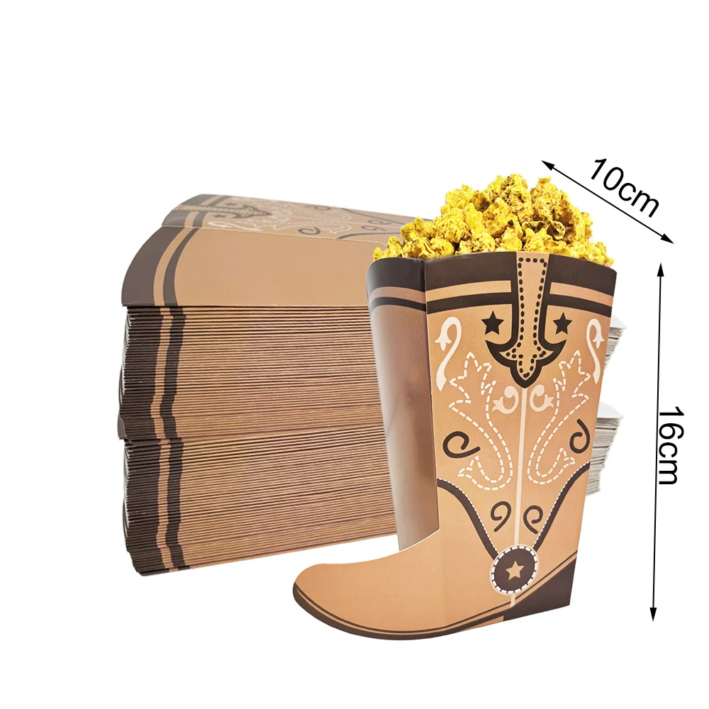 

Бумажные коробочки для попкорна Вестерн PartiesTour