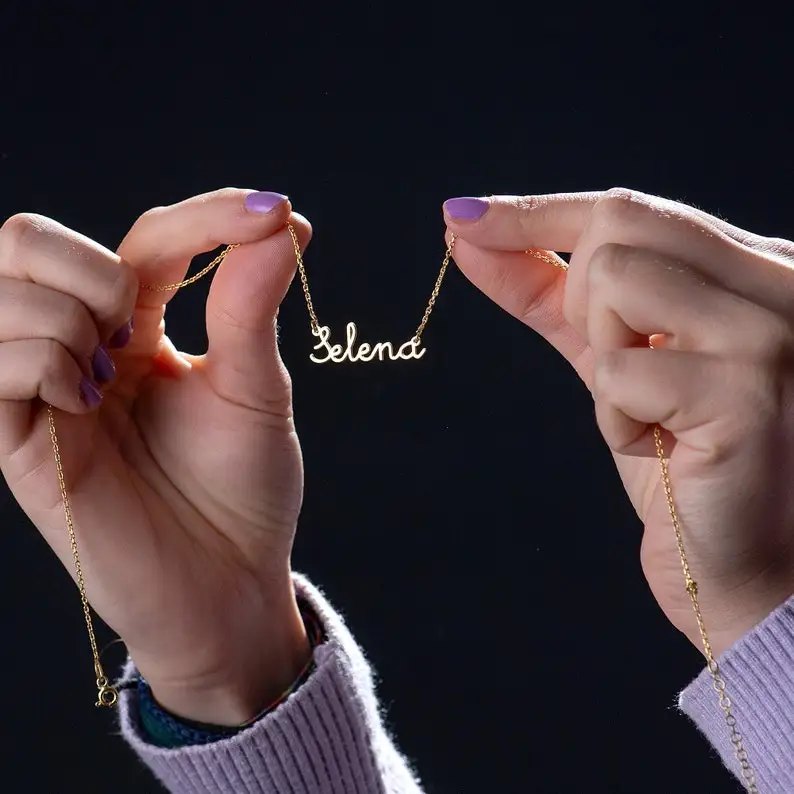 

Женское Ожерелье из нержавеющей стали с надписью