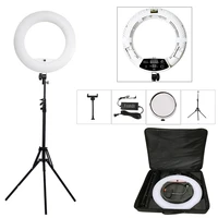 ring light professional 18inch with tripod 3200k 5500k bi color yidoblo fd480 for makeup tattoo selfie ring lamp for studio 45cm