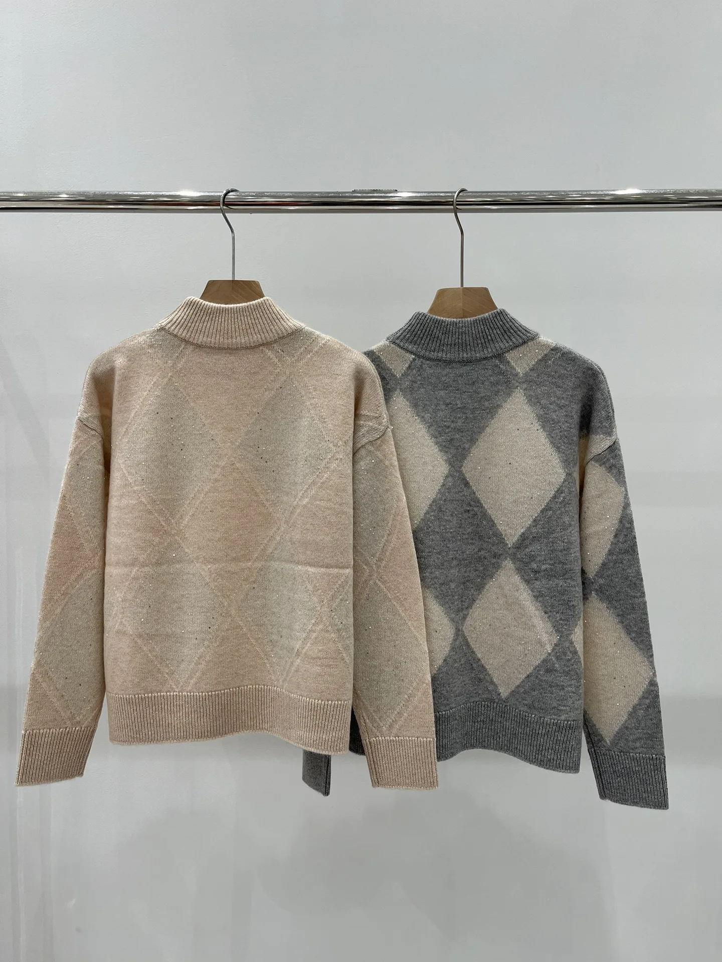 Осенне-зимний женский вязаный свитер кашемировая рубашка с длинным рукавом и