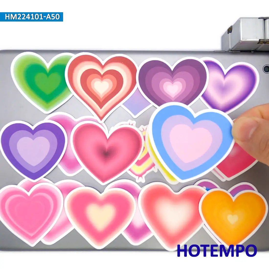 20/30/50 Peças Coração de Amor Colorido Grafite bonito Decalques Adesivos para crianças presente notebooks bagagem motocicleta bicicleta carro