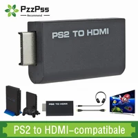 pzzpss ps2 to hdmi compatibale 480i480p576i audio video converter with 3 5mm audio output supports all ps2 to hd display modes