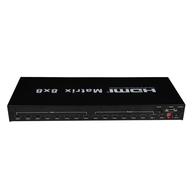 

8X8 HDMI Matrix Switcher 4K 30HZ Ultra HD 8 Displays HDMI 1.4