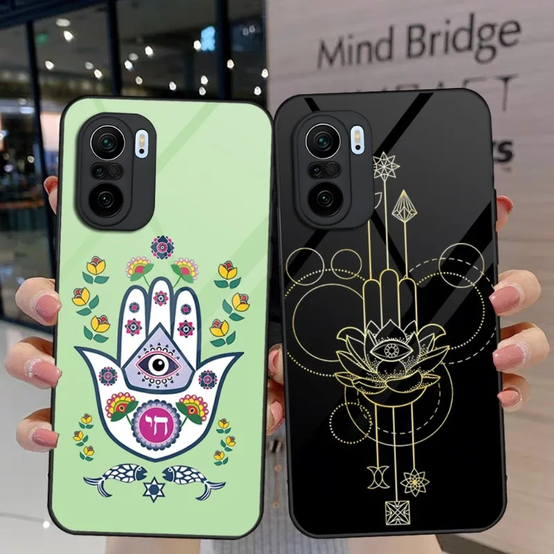 

Чехол Hamsa для Xiaomi 13 10 10T 11T 11i Redmi Note 11 8 9 11S Pro Poco M4 F3 X3