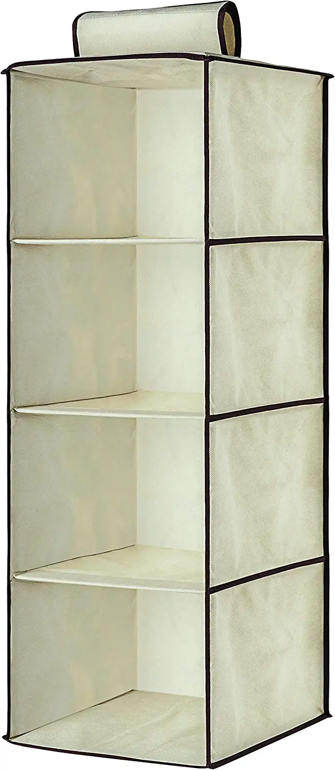 

Folding Shelf With 4 Divisions Beige Shoe Shelf Living Room Space Saving Shoes Organizer Stand Holder Shoes Storage