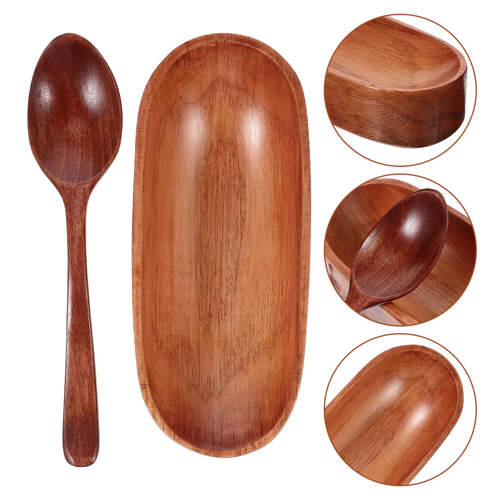 

Тарелка-поднос деревянная сервировочная тарелка для фруктов, блюдо для сыра, закуска, прямоугольные тарелки, десертные закуски, сушеная чаш...