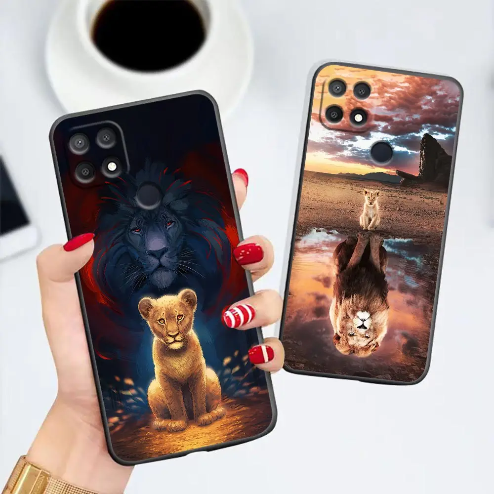 

Disney Cute The Lion King Anime Cartoon Case For Oppo Realme 9 9Se 9i V25 8 8i 7 7i 6 6i 6s 5 5i 5s C17 Pro Speed Narzo 5G Cover