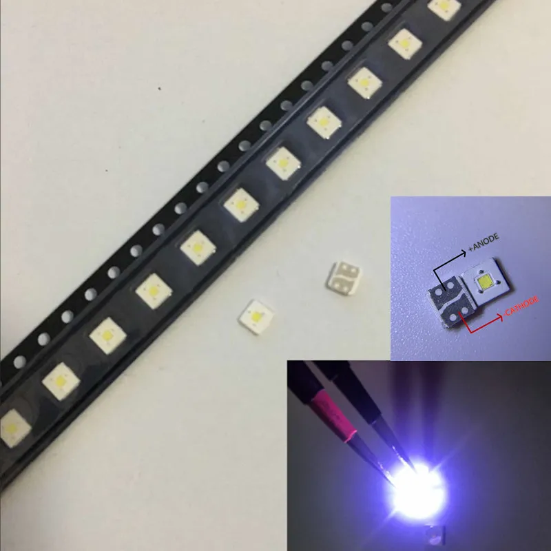4000 шт люменов LED подсветка Flip-Chip 2 4 W 3V 3535 холодный белый 153LM для SAMSUNG LCD ТВ