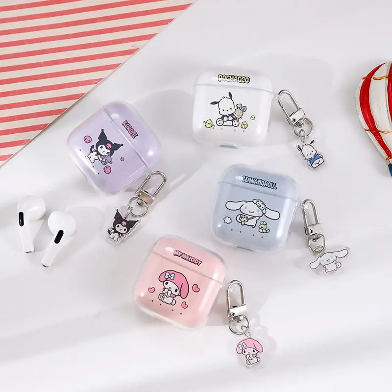 

Sanrio Kuromi My Melody Cinnamoroll Pochacco Kawaii Bluetooth Earphone Cute Cartoon 5.3 Sports Wireless Stereo Earbuds Headset