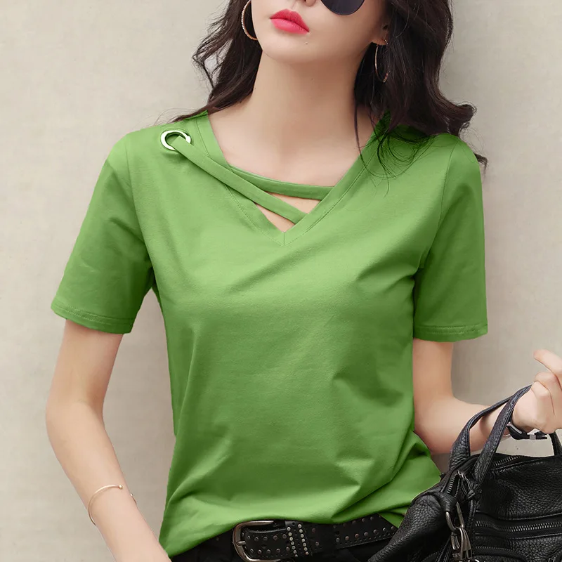 

Summer Women's Cotton T-shirt Y2k Japanese Streetwear Oversized Clothing Korean Fashion White Short Sleeve Top Free Shipping
