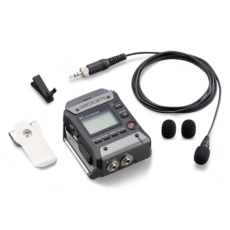 

ZOOM F1-LP F1-SP collar clip long gun microphone interview chest wheat single reflex noise reduction recorder recorder