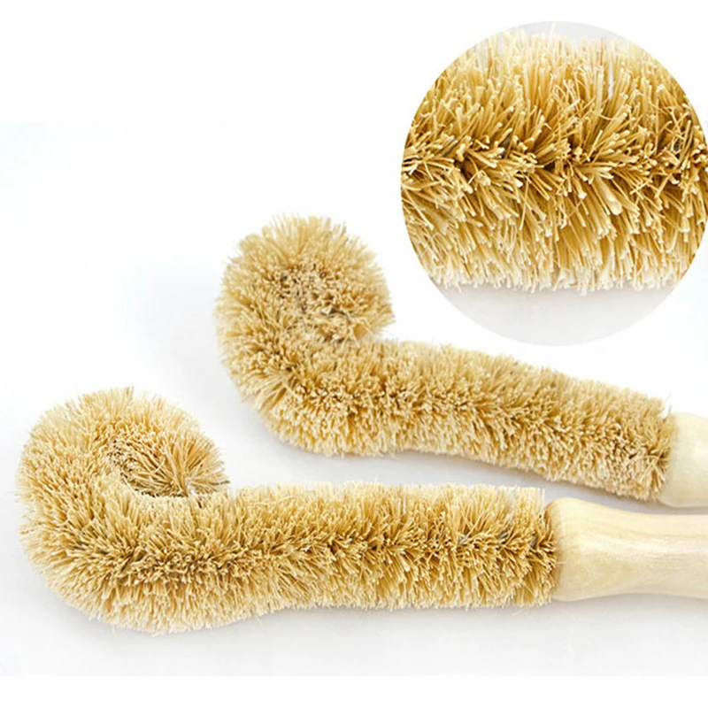 

Чистящая Щетка для кухни, искусственная щетка из пенькового волокна, антипригарная, для обезжиривания масла, посуды, мытья посуды, чашки, ка...