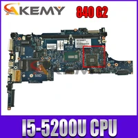 802789 001 802789 501 802789 601 for hp for zbook 14 840 g2 850 g2 laptop motherboard hstnn i26c 6050a2637901 w i5 5200 cpu