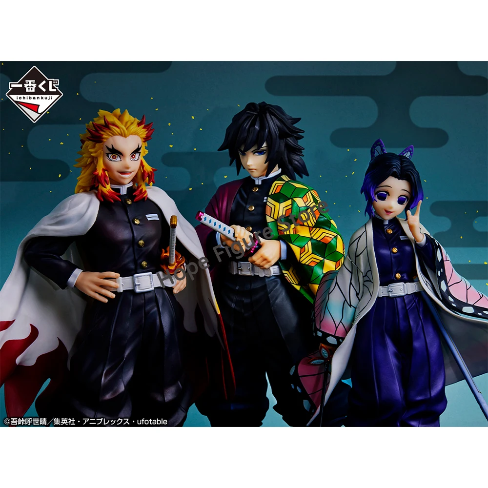 В наличии оригинальная фигурка BANDAI Ichiban Kuji Demon Slayer Rengoku Kyoujurou Kochou Shinobu Tomioka Giyuu, аниме, натуральная модель игрушки (art.: 3920cf751cae2) - 3920cf751cae2