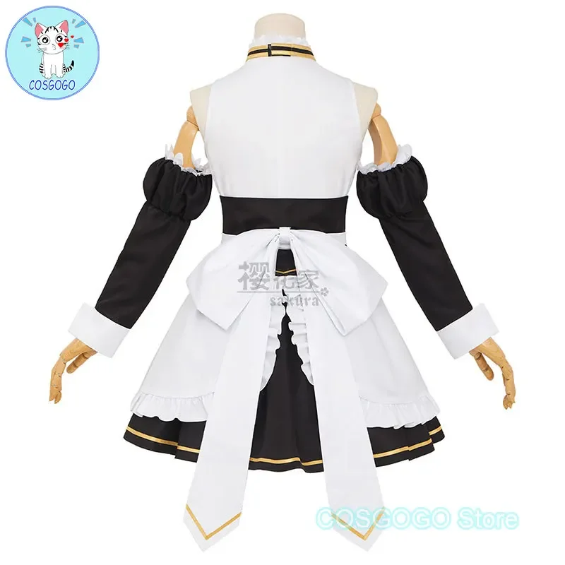 COSGOGO аниме Hikikomarl The Vampire Countess No Monmon Weier Aprondress косплей костюм наряды на Хэллоуин