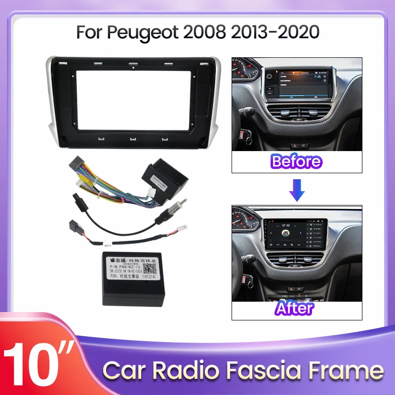 Автомобильный радиоприемник 2 Din 10 дюймов установка DVD GPS Mp5 пластиковая панель Fascia