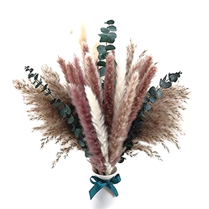 

35 Pcs Dried Pampas Grass 17 Inches Pampas Grass Decor Pampas Grass Boho Decor Tall Pampas Grass Dried Flowers