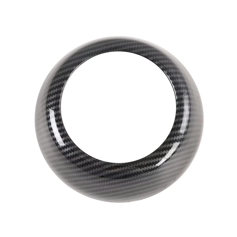 For Mazda CX-50 CX50 2023 Car Steering Wheel Center Cover Trim Sticker Parts Accessories (ABS Carbon Fiber)