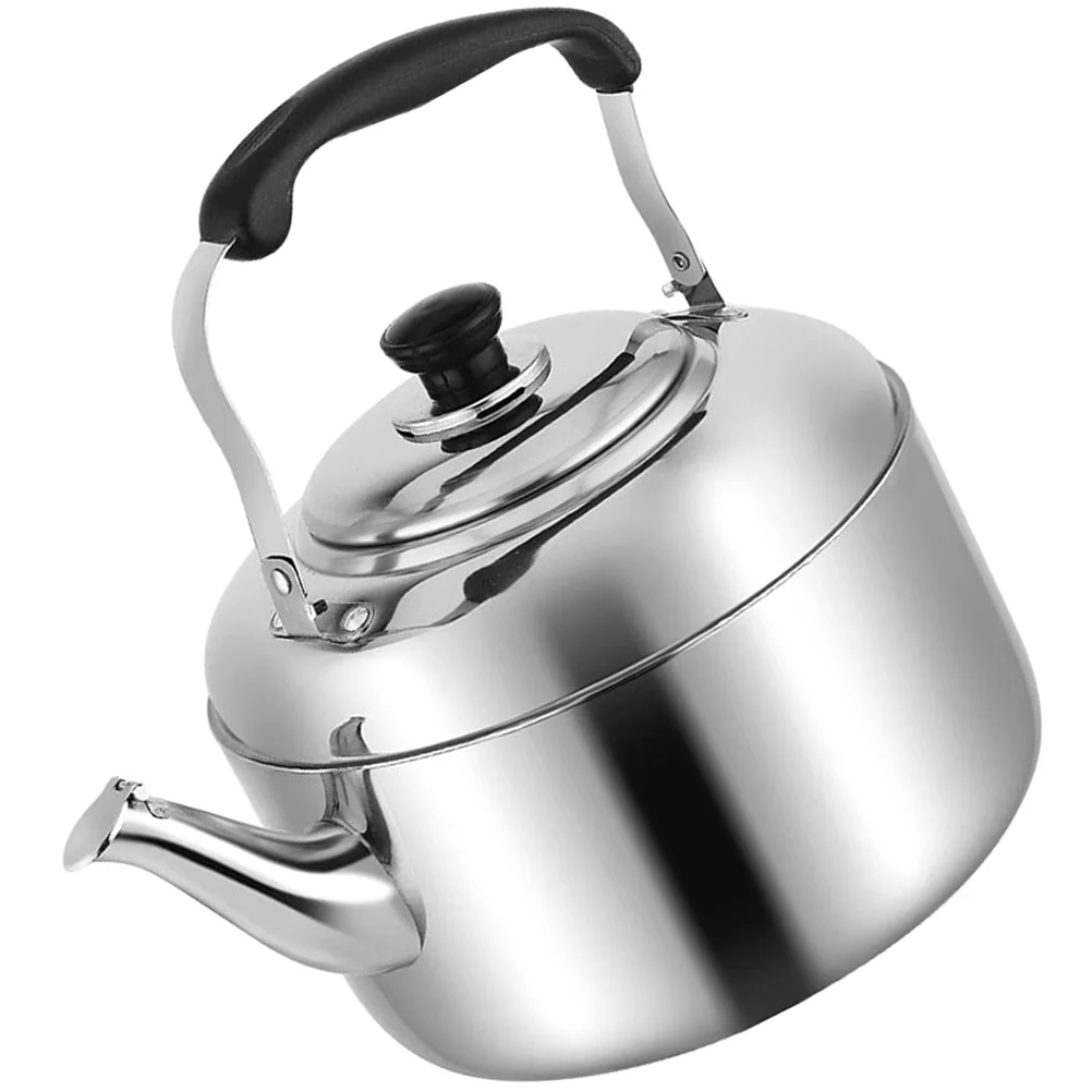 

Kettle Tea Whistling Water Stovetop Teapot Stove Stainless Steel Boiling Gas Pot Kettles Hotfor Coffee Camping Boil Fast Cooking