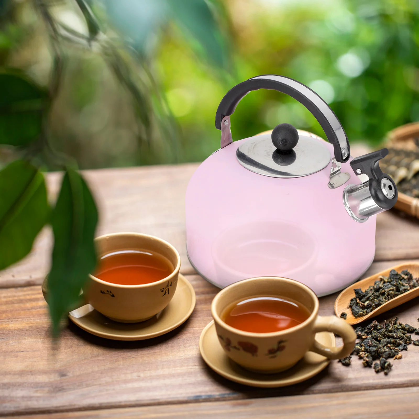 

Kettle Tea Whistling Stovetop Water Teapot Stove Steel Stainless Pot Coffee Teakettle Topboiling Kettles Japanese Pots Gas Maker