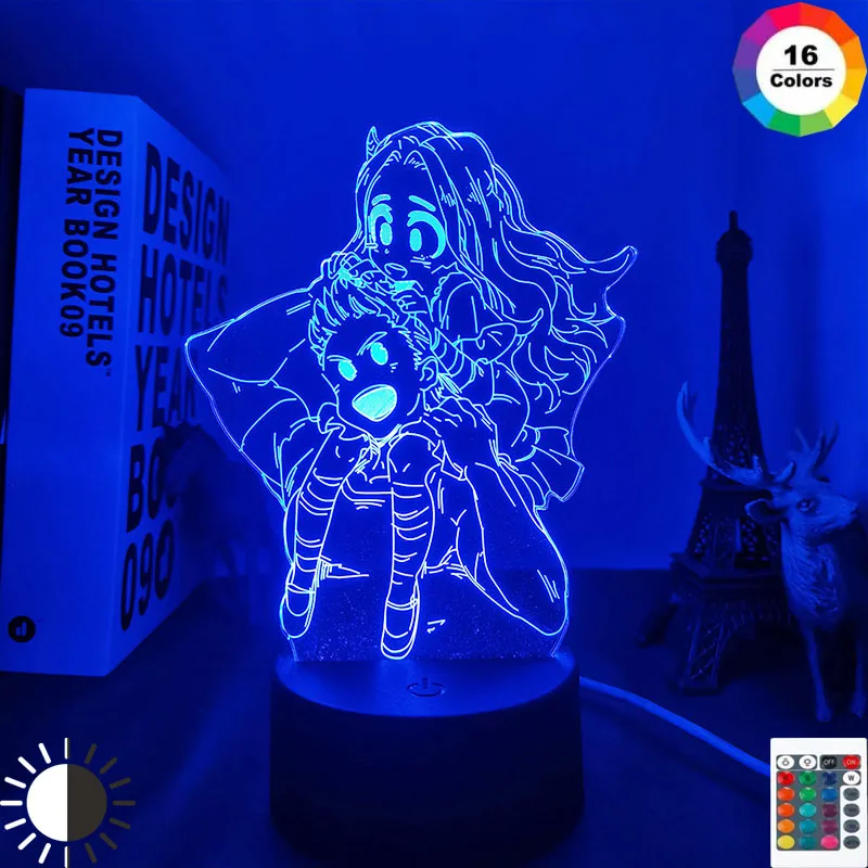 

Anime Led Light My Hero Academia Lemillion Eri for Room Decoration Home Lighting Birthday Gift 3d Lamp Manga MHA Mirio Togata