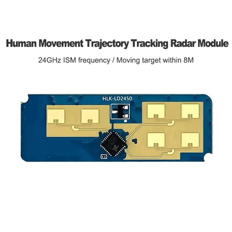 24G Φ миллиметровый волновой датчик движения человека слежения радарный LD2450