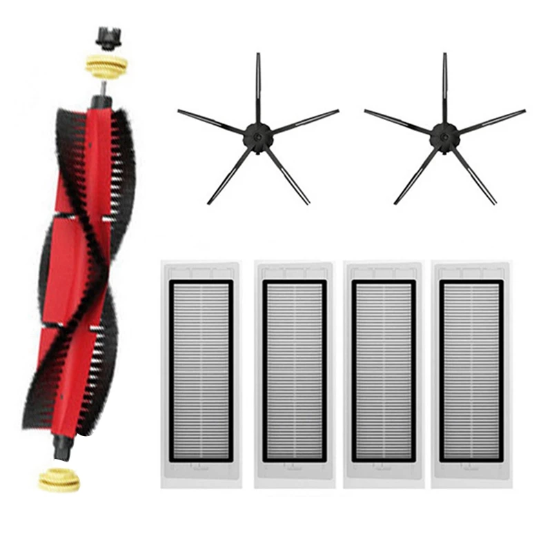 

For Xiaomi Roborock S5 MAX S60 S6 S65 Accessories Vacuum Cleaner Parts Washable HEPA Filter Main Brush Side Brush