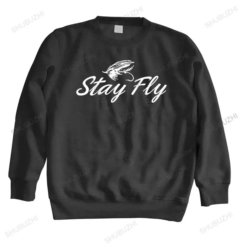 Free Shipping Stay Fly Men's Fishinger long sleeve sweasweater high quality top unisex nagers cool tops warm hoody euro size