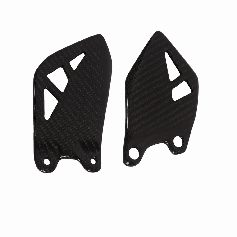 

Для Kawasaki ZX10R ZX-10R 2020 2021 2022 2023 углеродное волокно задняя подставка для ног с креплением на каблуке пластины для мотоцикла с подставкой для ног