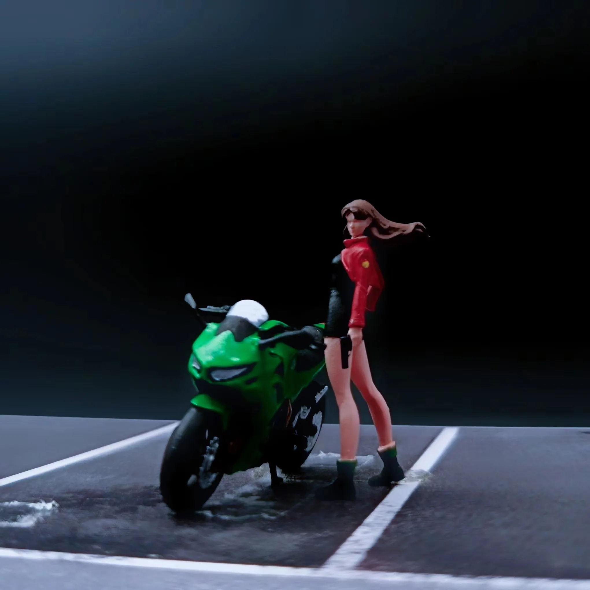 

WT diрежим 1/64 Katsuragi Misato и серии персонажей мотоцикла перед заказом