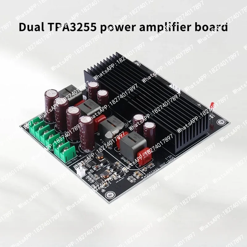 Фото Модуль усилителя мощности TPA3255 Dual-core HiFi-класса, ультравысокомощная цифровая плата усилителя мощности 600Вт*2 №1