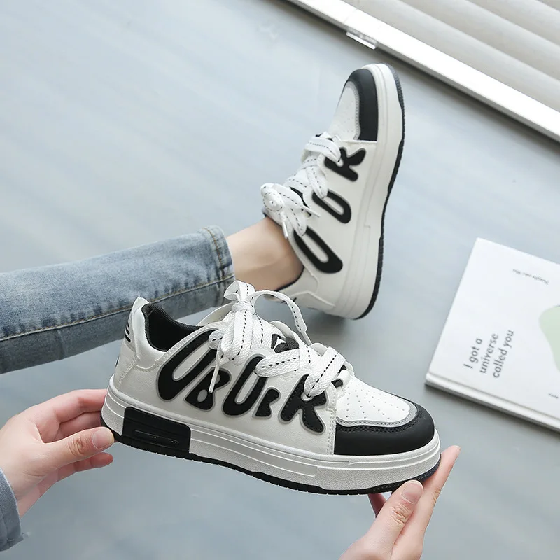 Luxury Flats Shoes for Women Sneakers Fashion Mixed Colors Low Cut Lace-up Zapatos De Mujer Casual Women's Vulcanize Shoes 2022