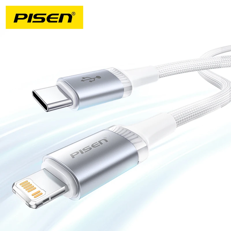 

PISEN 3A USB Type C To L Cable For Apple iPhone 14 12 13 11 Pro Max 8 7 Plus XR Super Fast Charging Data Cable phone Accessories