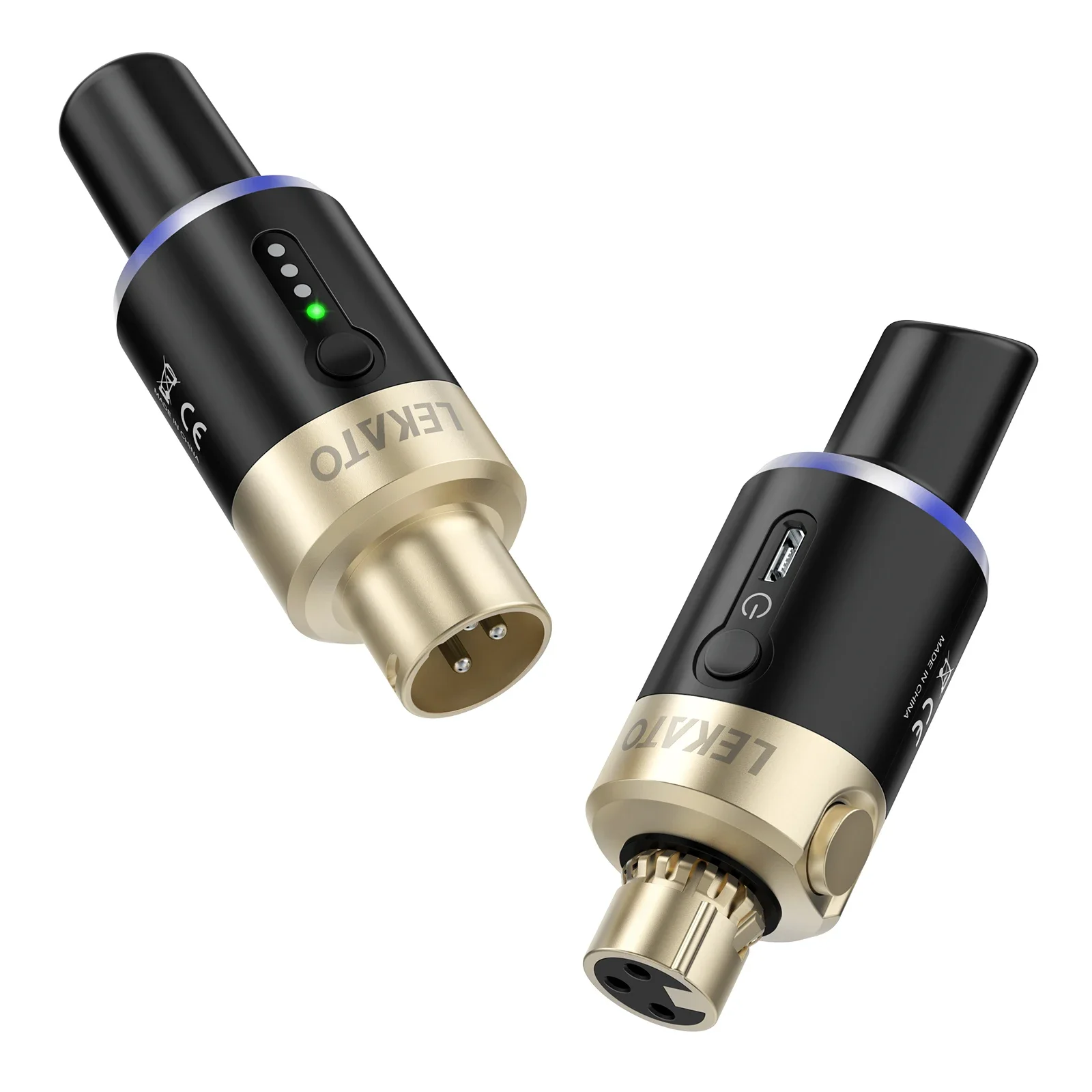 Фото Беспроводной микрофон Lekato 5,8 ГГц для Dslr Xlr Plug-On Tx/rx с синхронизацией камеры — динамический микрофон для микшера/pa, аудио студийного уровня №4