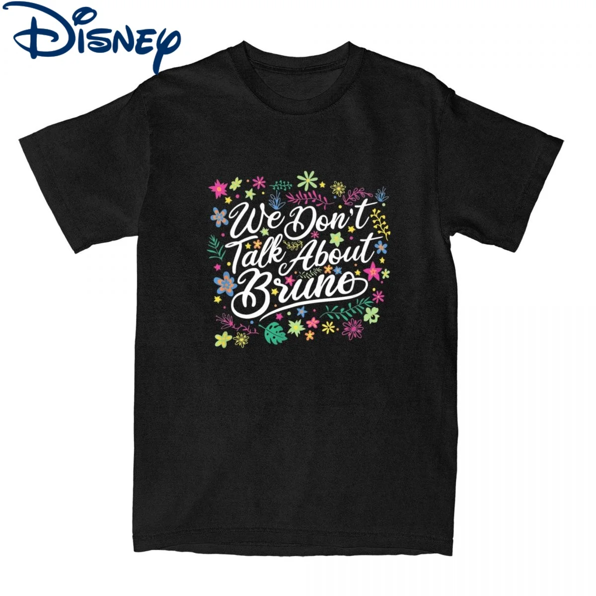 

Футболка мужская хлопковая с коротким рукавом, с принтом «Мы не говорим о Бруно»