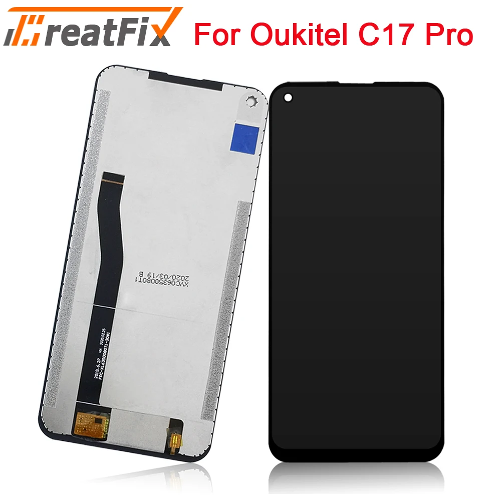 Экран 6,35 дюйма для OUKITEL C17 Pro, ЖК-дисплей + сенсорный экран в сборе, 100% протестированный ЖК-дисплей для OUKITEL C17Pro, ЖК-экран с инструментами