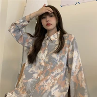 printed long sleeved spring autumn top shirts fashion blouses 2022 cheap vintage clothes for women female clothing harajuku