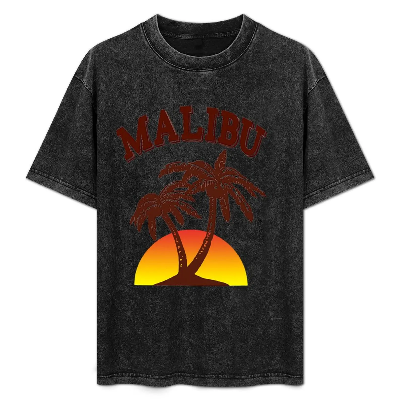 Футболка Malibus For Fans уличная одежда топы больших размеров лето 2025 футболки для