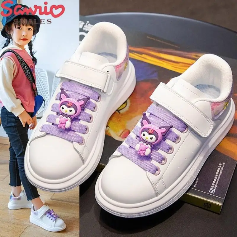 

Kawaii Sanrios My Melody детская повседневная обувь мультфильм Kuromi милые девушки низкие топы Модные корейские повседневные кроссовки подарки кроссов...