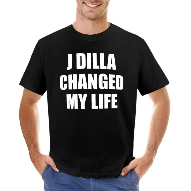 Футболка J Dilla changed my life милая одежда заготовки футболка для мужчин