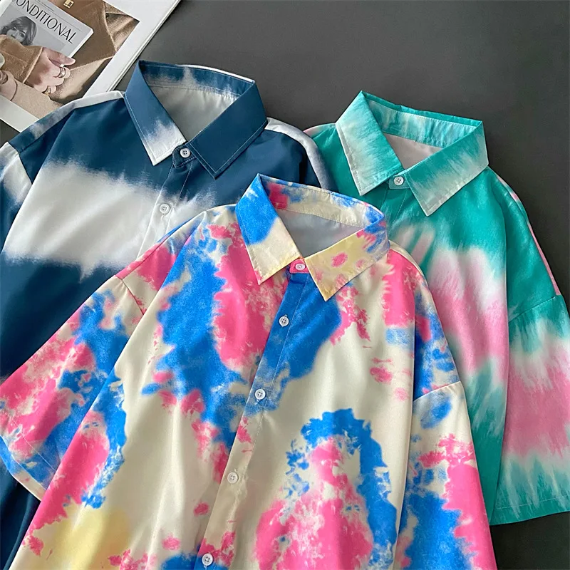 Женские рубашки EBAIHUI в японском стиле Kpop BF свободная летняя однотонная блузка с